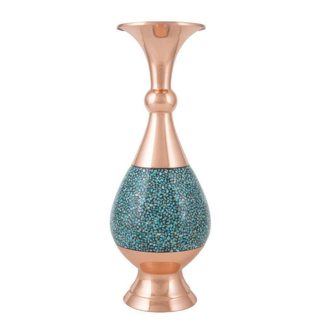 گلدان ارغوان فیروزه کوب 
