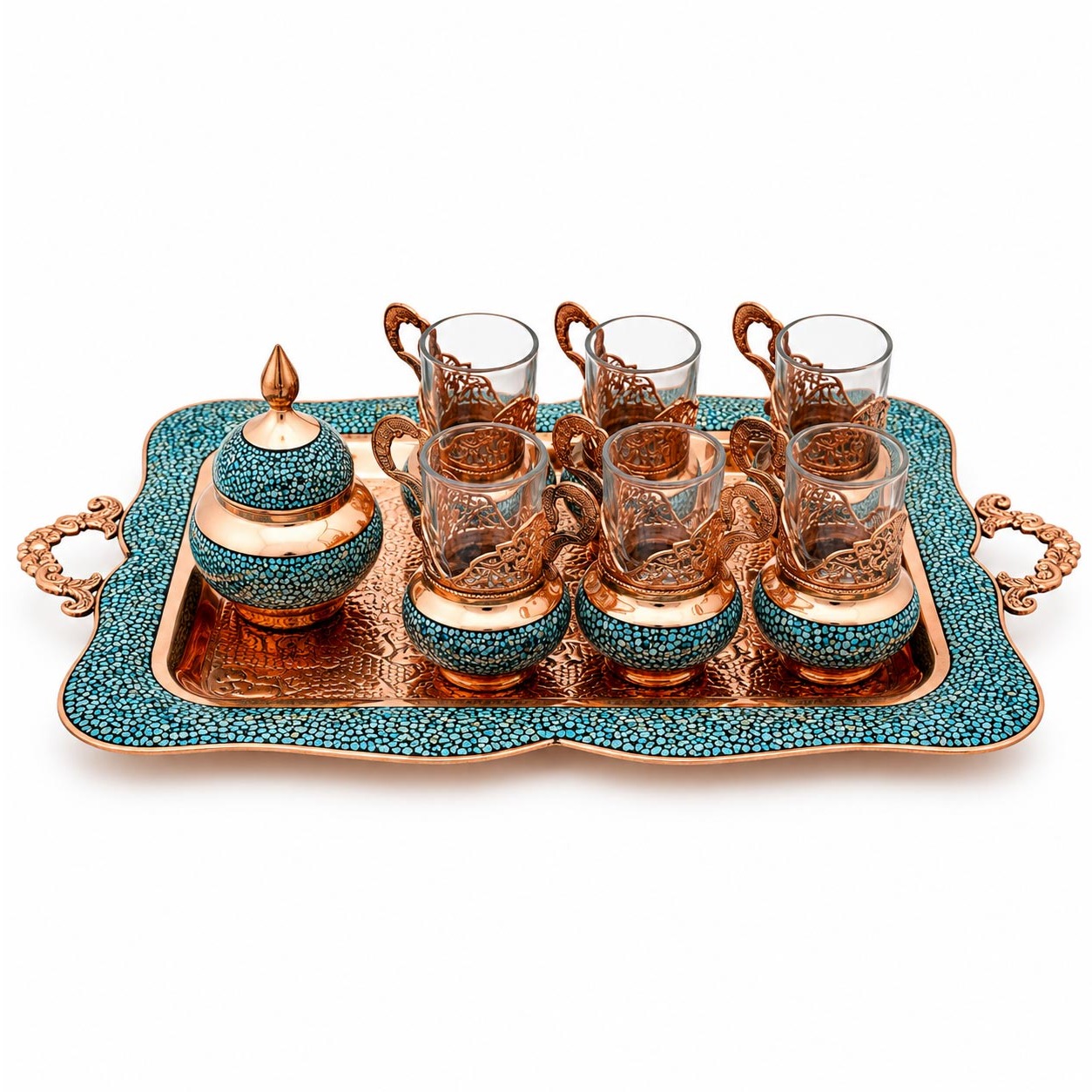 سرویس چای 6 نفره 40*30