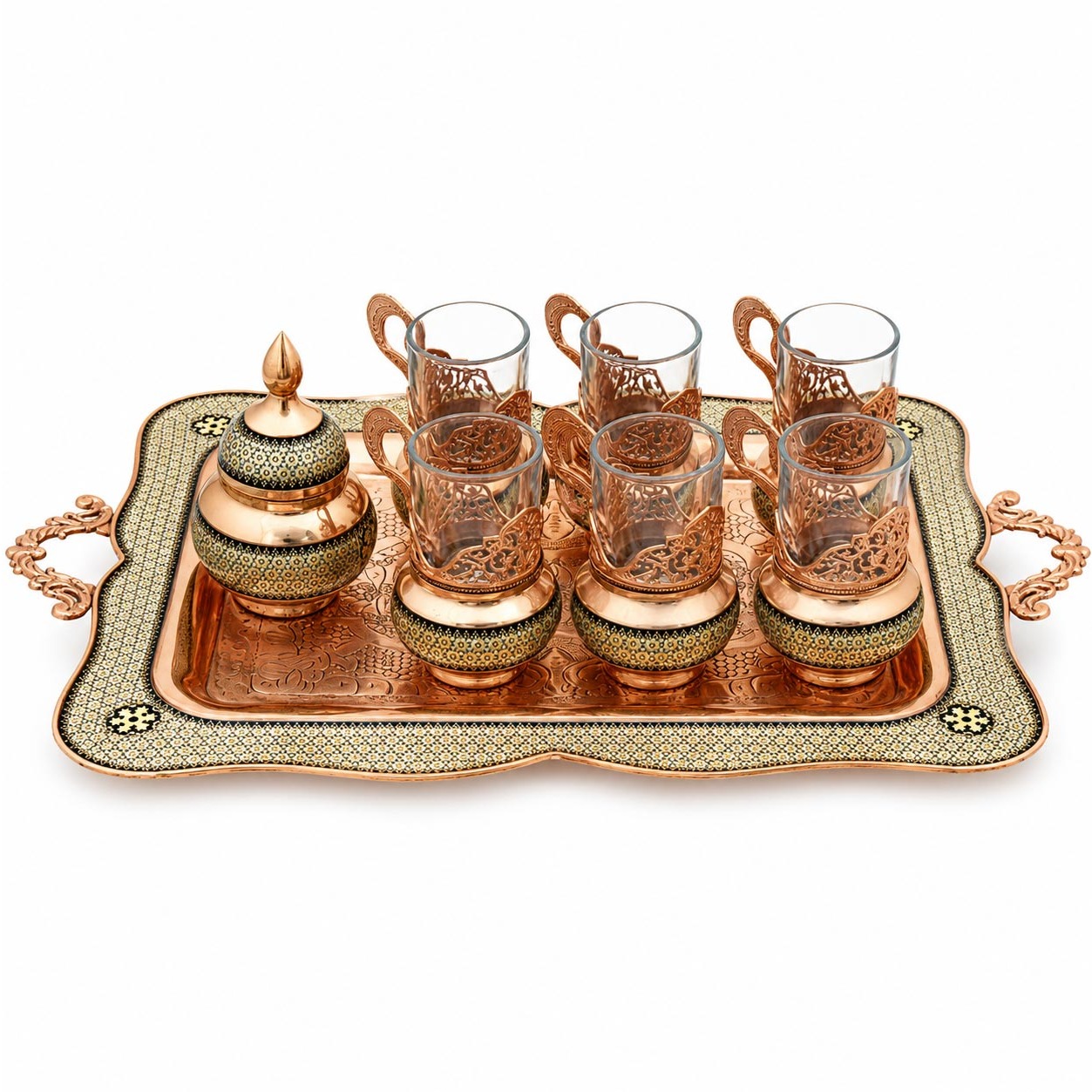سرویس چای 6 نفره 40*30
